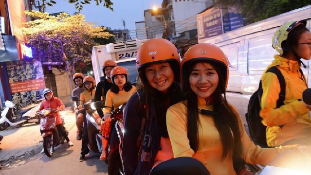 Hanoi Motorbike Tours Led By Women: Hanoi By Night Foodie Motorbike Tours