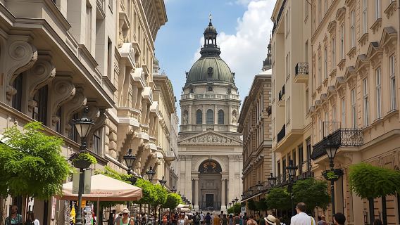 Orientation walking tour of Budapest