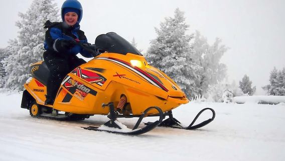 Levi: Lapland Family Snowmobile Safari