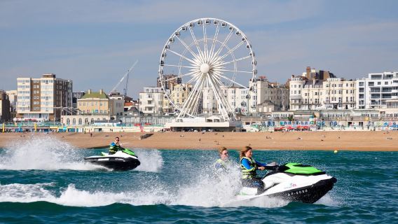 Brighton: Paseo en moto acuática