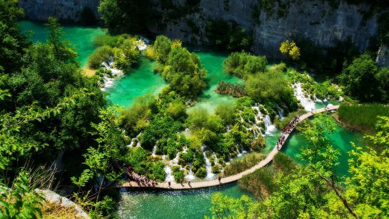 Desde Split: Visita guiada a los lagos de Plitvice