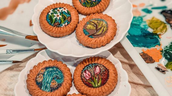 2-Hr Coffee and Biscuit Painting - Edible Paint