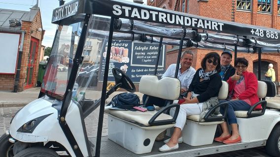 Gdańsk: City Sightseeing Tour by Buggy/Golf Cart LIVE GUIDED 1H