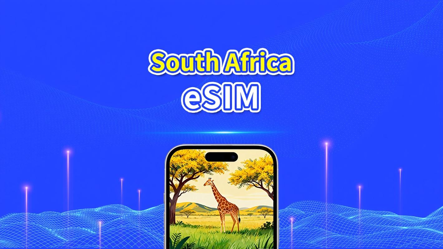 South Africa eSIM | 4G | high-speed network | Daily/Total Data Package | 24-Hour Billing | 1-30 days | QR code