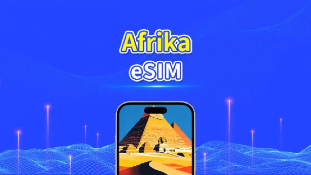 eSIM Afrika | 4G | Paket Data Harian/Total | 1–30 hari | Penagihan 24 Jam | Kode QR