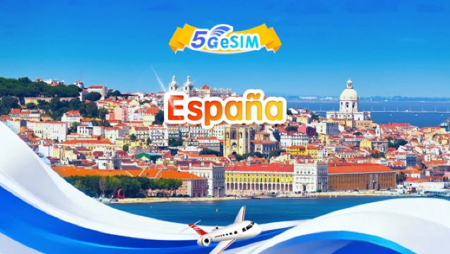 eSIM 5G de España | Paquete diario/de volumen total | 500MB/día - 100GB en total | 1-60 días | 24 horas | Código QR