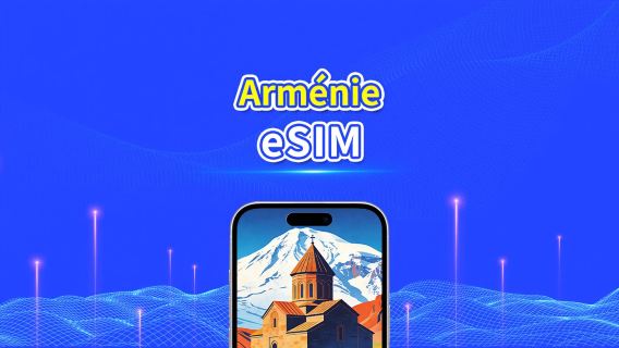 eSIM Arménie | 4G | Forfait Données Journalier/Total | 1–30 jours | Facturation 24h | Code QR