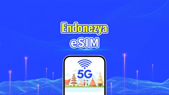 Endonezya 5G eSIM| Çoklu ağ kapsama alanı| Günlük/Toplam Veri Paketi | 1–30 gün | Takvim Günü Faturalandırması | QR Kodu