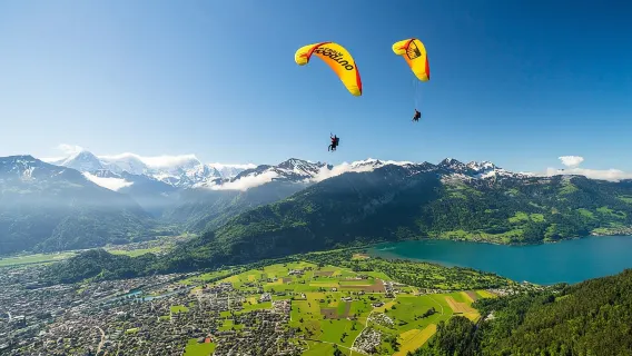 Tandem Paragliding Experience from Interlaken