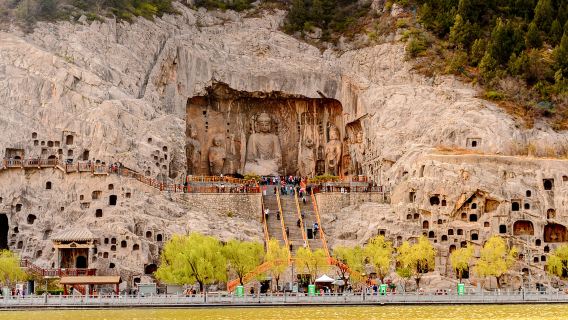 Excursion privée à la journée à Zhengzhou : Temple Shaolin et Grottes de Longmen