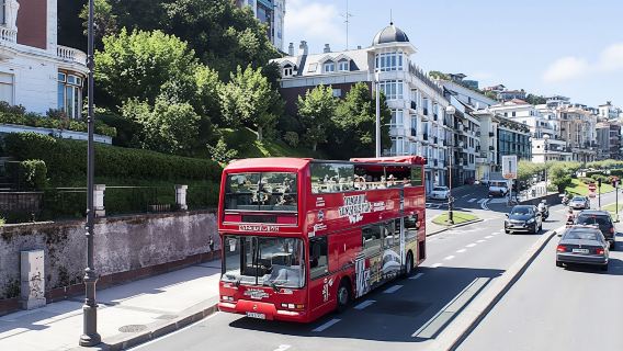 San Sebastian city tour hop-on hop-off bus tickets
