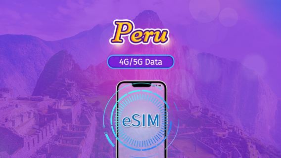 Peru | 5G/4G eSIM | Total Package | 24H Billing | 30 days | QR code