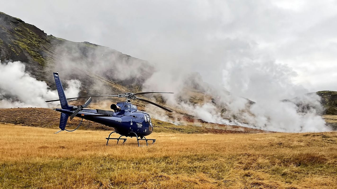 Tour in elicottero panoramico a Reykjavik, Islanda [opzione per vista su vulcani geotermici/terme geotermiche]