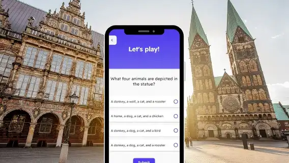 Bremen Exploration Private Game and City Tour on your Phone