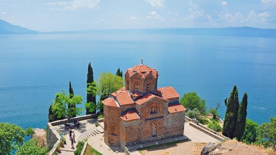 Da Skopje: tour di gruppo di un giorno intero alla città di Ohrid, patrimonio dell'UNESCO
