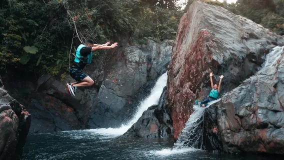Luquillo: El Yunque Rainforest Hike and Waterslide Adventure