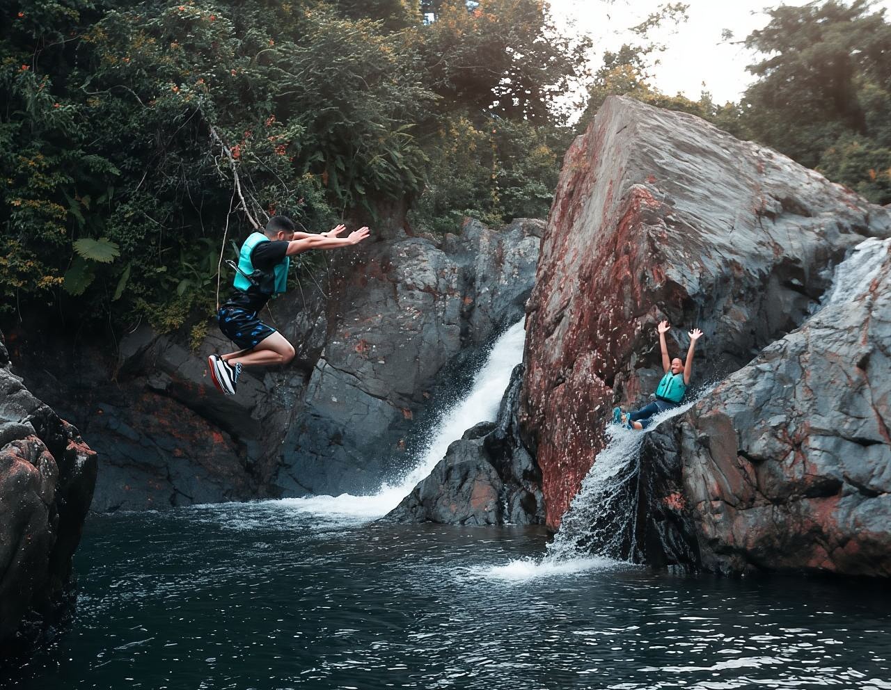 Luquillo: El Yunque Rainforest Hike and Waterslide Adventure