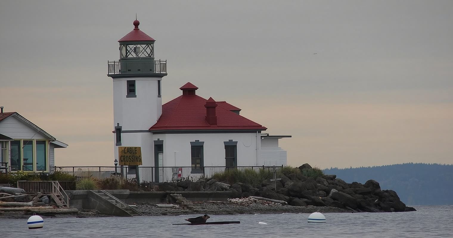 Seattle: Alki Lighthouse Sea Kayak Tour
