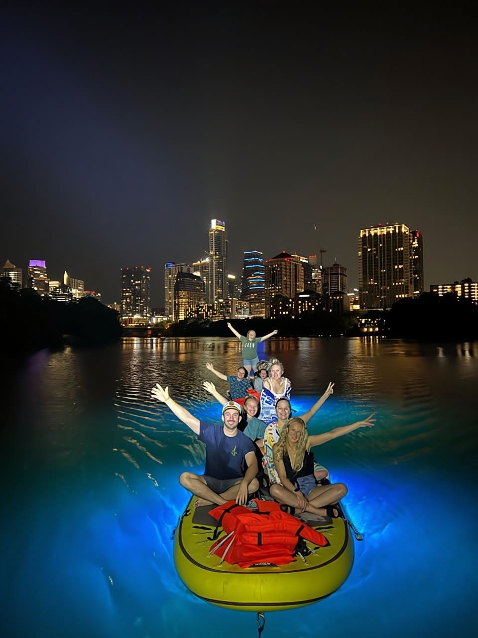 Downtown Sunset Tandem Kayak with 1.5M Bats