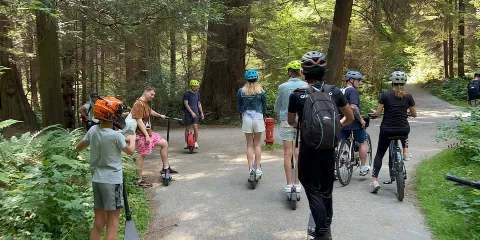史丹利公園電動單車及電動滑板車環遊之旅