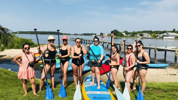 Dewey Beach: Guided Paddleboard Excursion on Rehoboth Bay