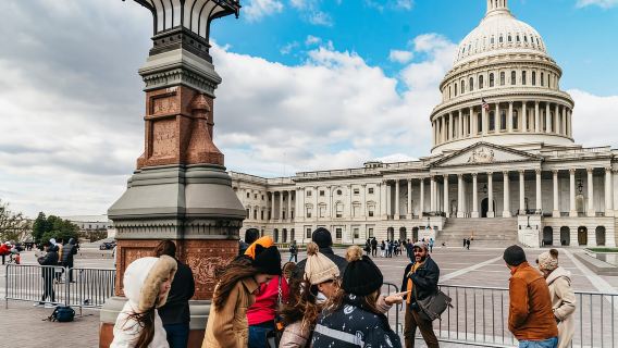 DC: Lawatan Berjalan Kaki Capitol & Perpustakaan Kongres AS (+Tiket)