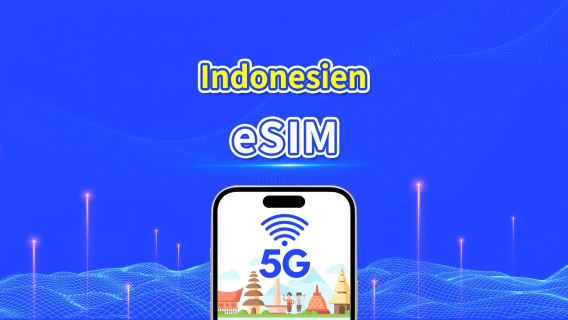 Indonesien eSIM | 5G/4G | Tägliches/Gesamtdatenpaket | 1-30 Tage | Billing nach natürlichem Tag | QR-Code