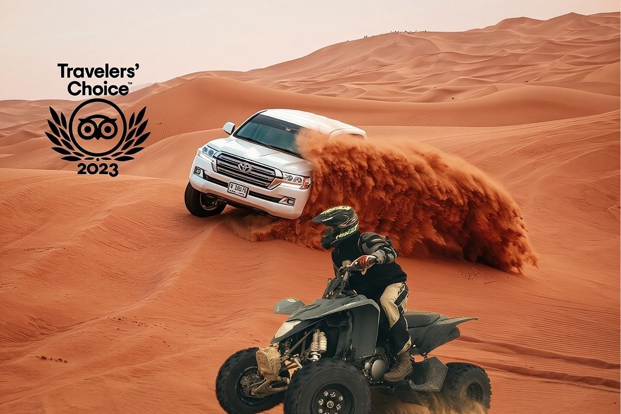 Adventurous Red Dune Desert Safari Deal with Quad Bike,Shows &BBQ