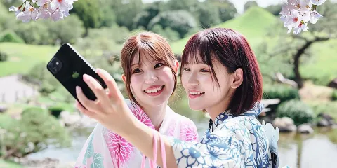 九州熊本水前寺和服租借私人體驗