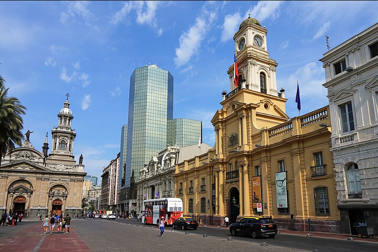 Santiago: Half-Day Sightseeing City Tour with Chauffeur and Guide