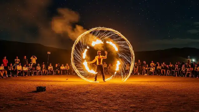 Agafay Desert: Sunset Camel Ride and Dinner, Fireshow(Marrakech)