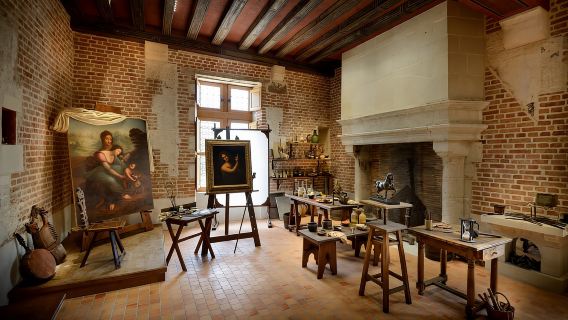 Amboise: Kastil Clos Lucé, Taman Da Vinci dan Tiket Muzium
