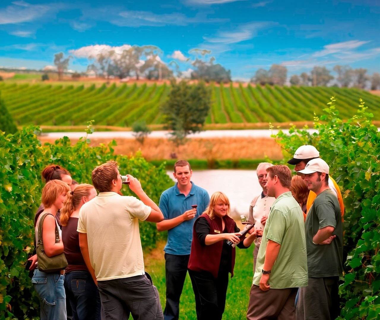 1-day tour to Yarra Valley wineries in Melbourne, Australia with wine tasting included / A wine feast