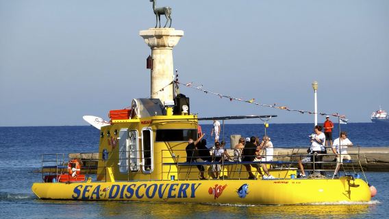 Rhodos-Stadt: Kreuzfahrt mit dem Yellow Submarine mit Unterwasserblick
