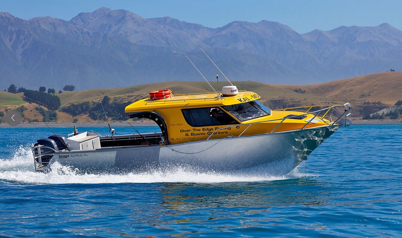 Kaikoura Deep Sea Fishing with Captain Ian in New Zealand's South Island [Local experienced captain leads fishing trips, catch giant crayfish]