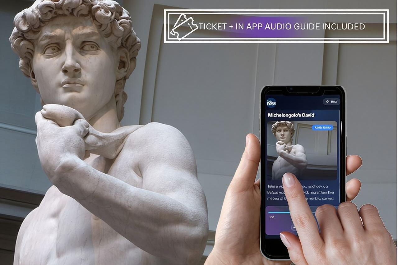 Florencia: Entradas a la Academia + audioguía opcional