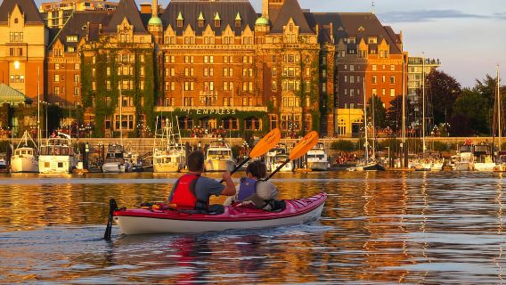 Victoria: Recorrido en kayak al atardecer