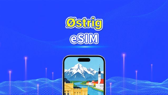 Østrig eSIM | Højhastighedsdata | 5G/4G | Daglig pakke/datapakke | 24 timer | 1-30 dage | QR-kode