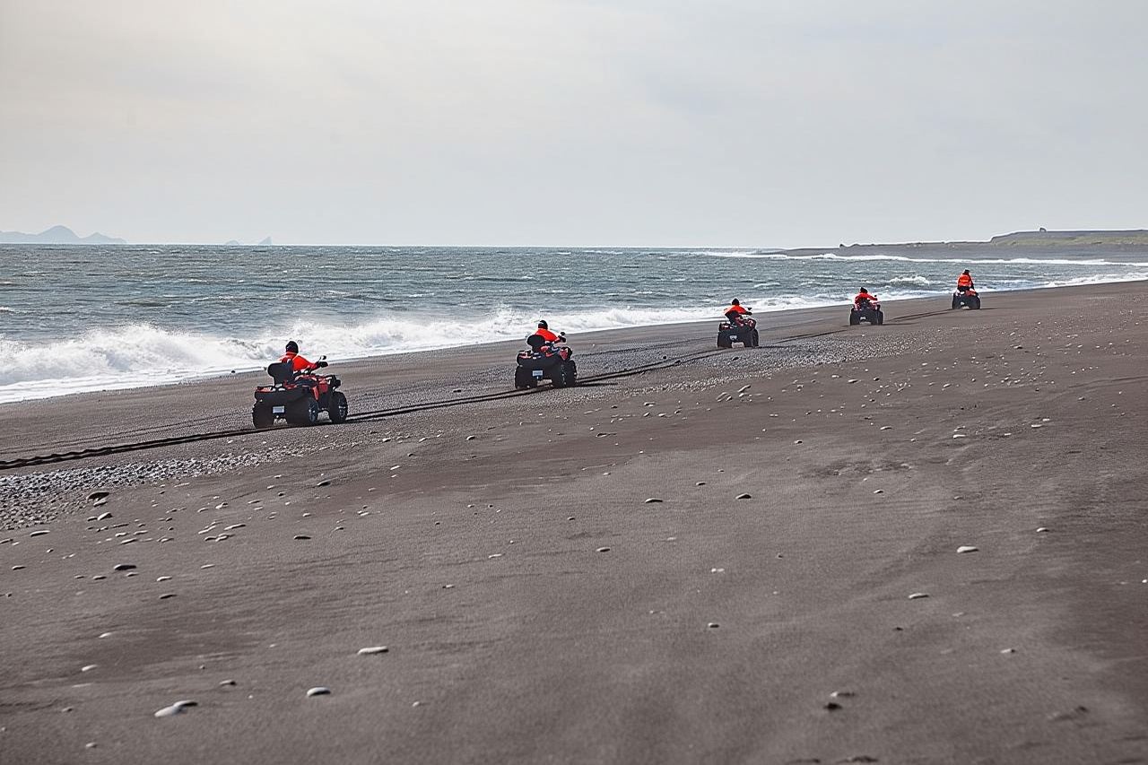 Quad Bike Tour on Black Lava Sands from Mýrdalur