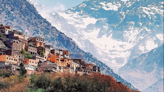 From Marrakech: Imlil Valley Hike, Waterfall & Traditional Lunch