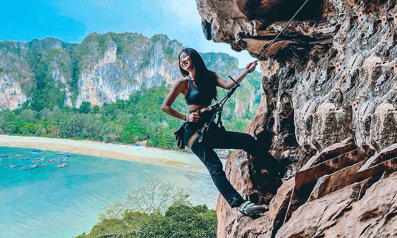 Escursione di mezza giornata per l'arrampicata a Krabi, Thailandia - Railay Beach, il luogo sacro dell'arrampicata del re