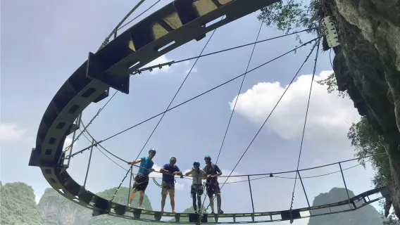 [Yangshuo climbing] Jinmaoshan Panyan Base | outdoor rock climbing + full equipment included + single session, no time limit