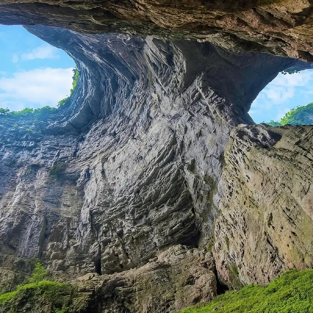 9時発|新車】重慶武隆天生三橋＋龍水峡地縫ワンデーツアー8名様限定少