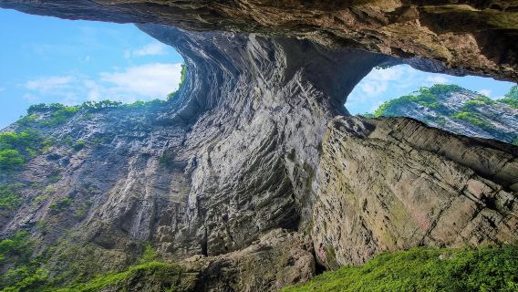 [ประเภทรวด่วนพิเศษ+ไกด์นำเที่ยวภาษาอังกฤษ] ทัวร์วัน สามสะพานสวรรค์ + หลุมผามังกรน้ำ