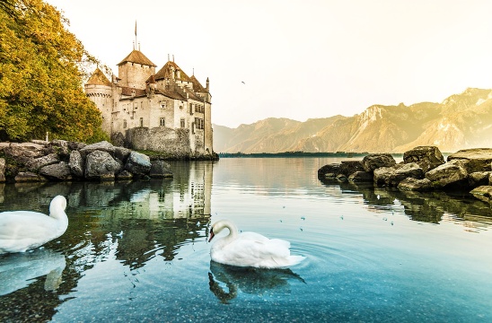 Switzerland Chillon Castle + Chaplin's World + Montreux Day Tour