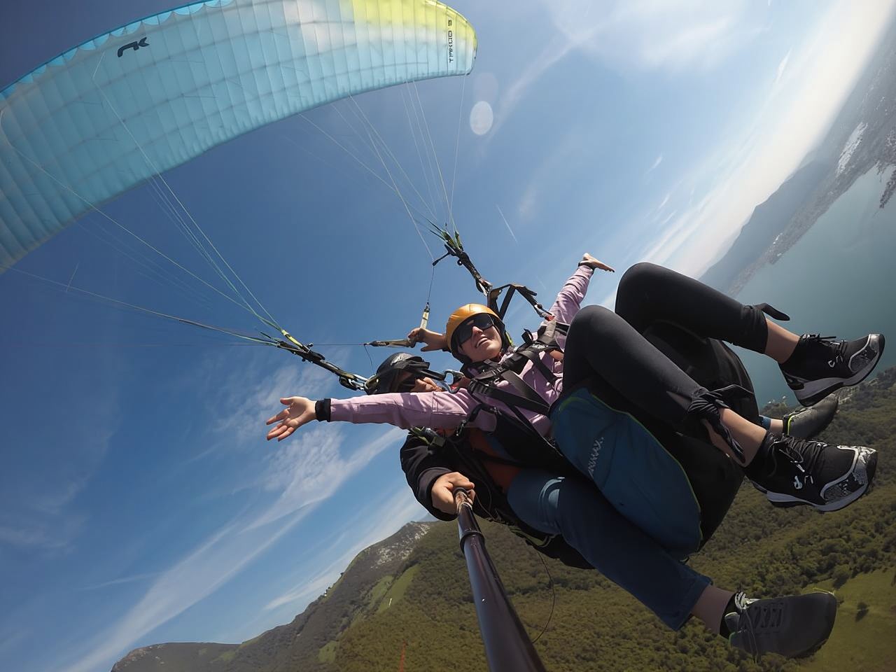 Paralayang Tandem Danau Iseo