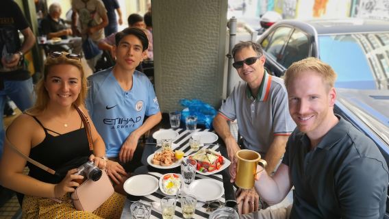 Athens: Tour đi bộ thưởng thức ẩm thực buổi tối