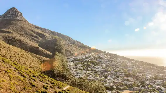 A private Hiking Tour to Lion's Head, Sign Hill, and Bo-kaap