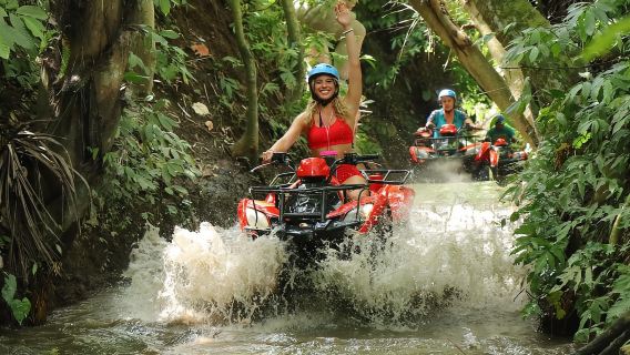 Bali: ATV Quad Bike Through Waterfall and Tunnel