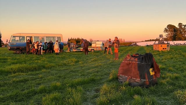 From Methven: Hot Air Balloon Flight in Canterbury with Wine